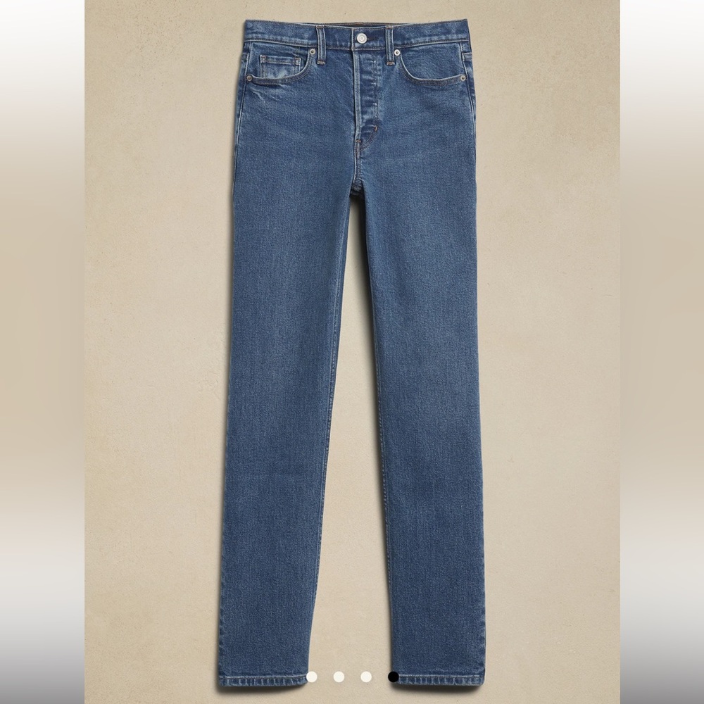 Banana Republic High-Rise Straight Jean
